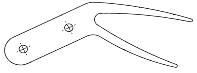 Bracket For 200x40mm Louvre Blade