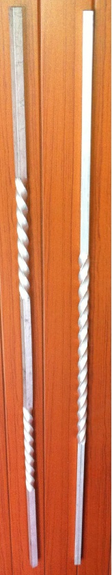 Square Twist Bar 16x16(mm) Single