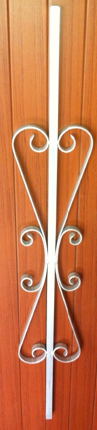Square Solid Internal Scroll Bar 16x16(mm)