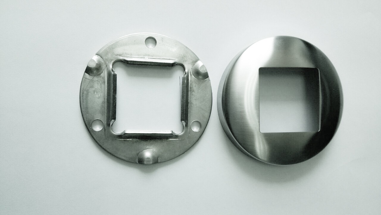 Base Plate & Cover Suit 50.8x50.8 Mirror